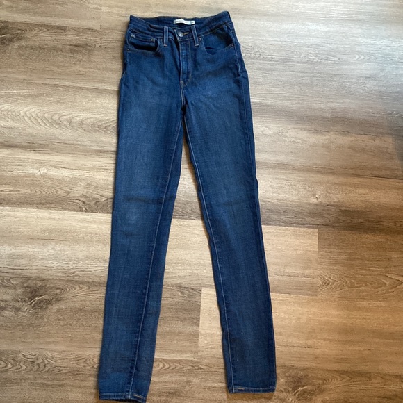 Original Levi’s 721 high rise skinny dark blue size 27 - Picture 6 of 6